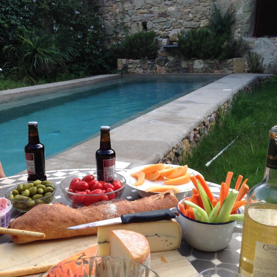Les Remparts Bed and Breakfast Capestang Exterior foto